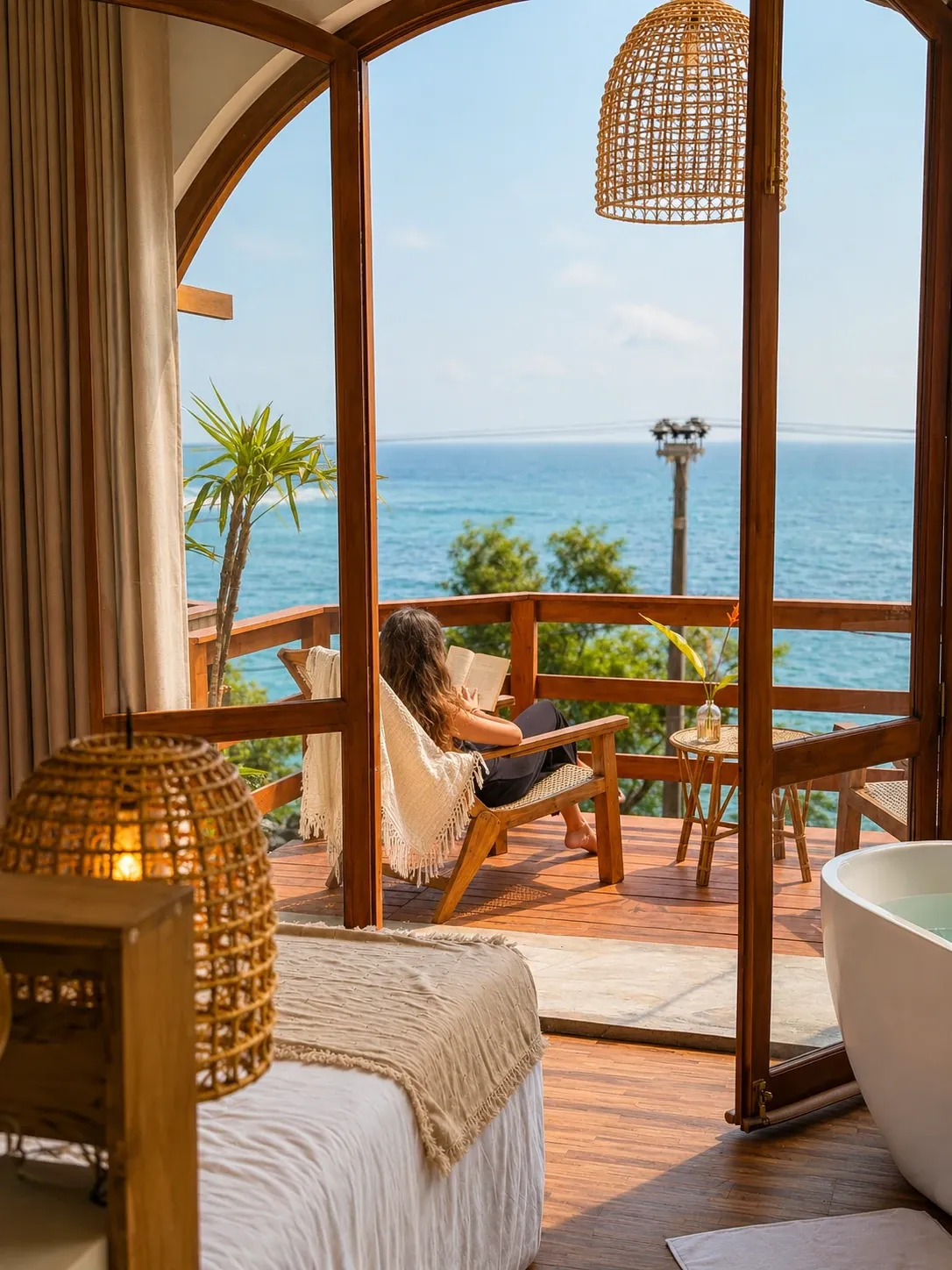 Boho Arch Cliffside Hot Tub Suite photo 4